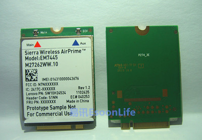 聯(lián)想THINKPAD EM7445上網(wǎng)卡模塊 解鎖雙4G極速互聯(lián)的高效體驗